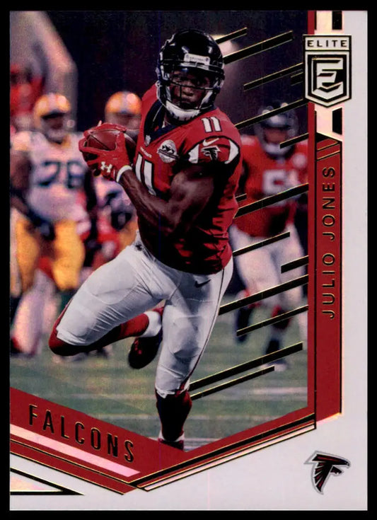 Julio Jones Donruss Elite football card from 2018 Atlanta Falcons collection
