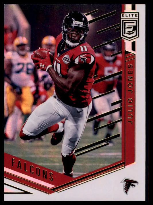 Julio Jones Donruss Elite football card from 2018 Atlanta Falcons collection