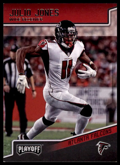 Julio Jones football card from Panini Playoff 2018 Atlanta Falcons collection