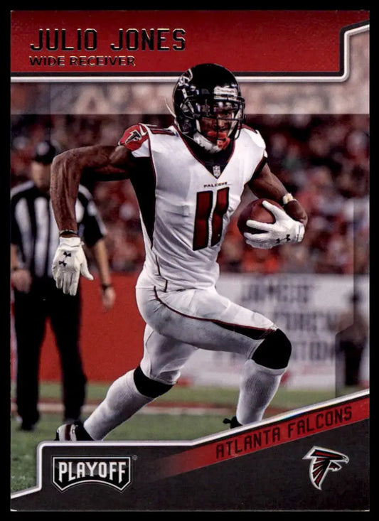 Julio Jones football card from Panini Playoff 2018 Atlanta Falcons collection