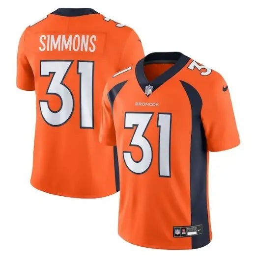 Justin Simmons Denver Broncos Nike Vapor Untouchable Limited Orange Jersey #31