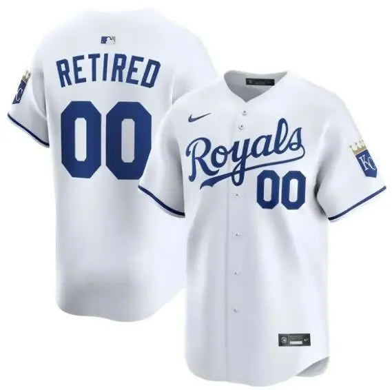 White Kansas City Royals Nike Home Limited Pick-A-Player Retired Roster Jersey