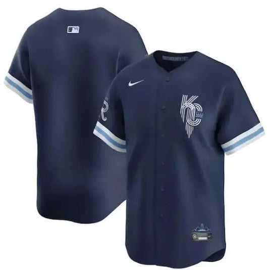 Navy blue Kansas City Royals Nike Road 2024 Jackie Robinson Day Elite Jersey