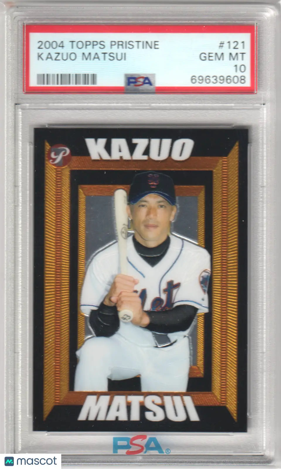 Columbia Hobby Topps Pristine Kazuo Matsui 2004 Gem Mint PSA 10 baseball card