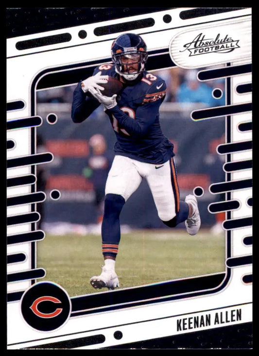 Keenan Allen football card from Panini Absolute 2024 set in Chicago Bears merchandise