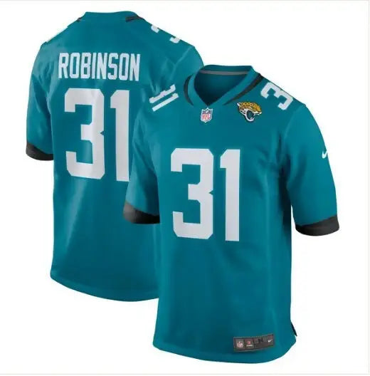 Teal Keilan Robinson Jacksonville Jaguars Nike Team Game Jersey featuring #31