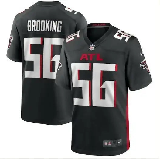 Black Atlanta Falcons Keith Brooking Nike Game Retired Player Jersey for sale