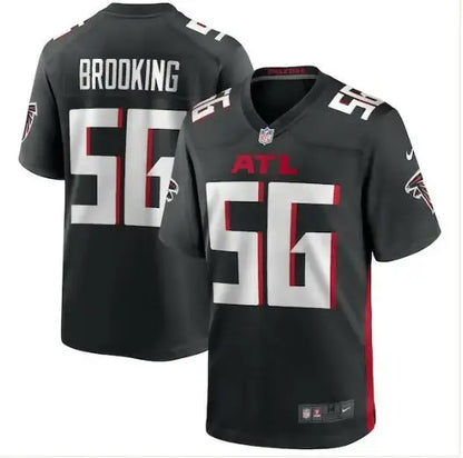 Black Atlanta Falcons Keith Brooking Nike Game Retired Player Jersey for sale