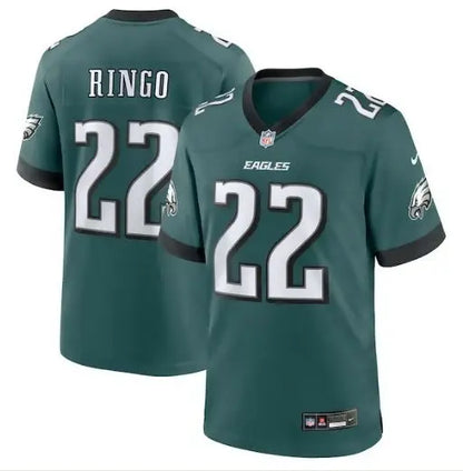 Green Kelee Ringo Philadelphia Eagles Nike Team Game Jersey with Ringo 22 logo