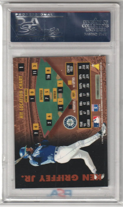 Graded Ken Griffey Jr. 1996 Zenith baseball card PSA 10 Gem Mint from Columbia Hobby
