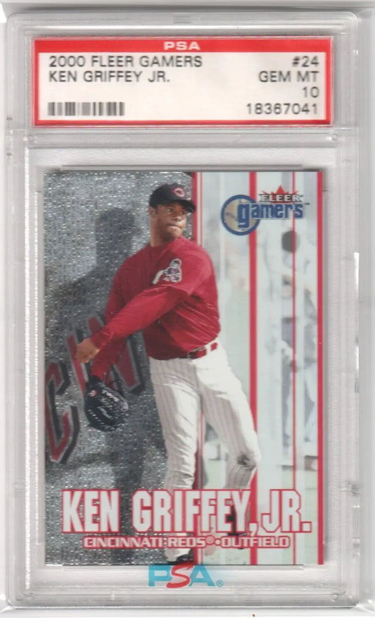 Graded Ken Griffey Jr. baseball card from Columbia Hobby eBay store showcasing single cards
