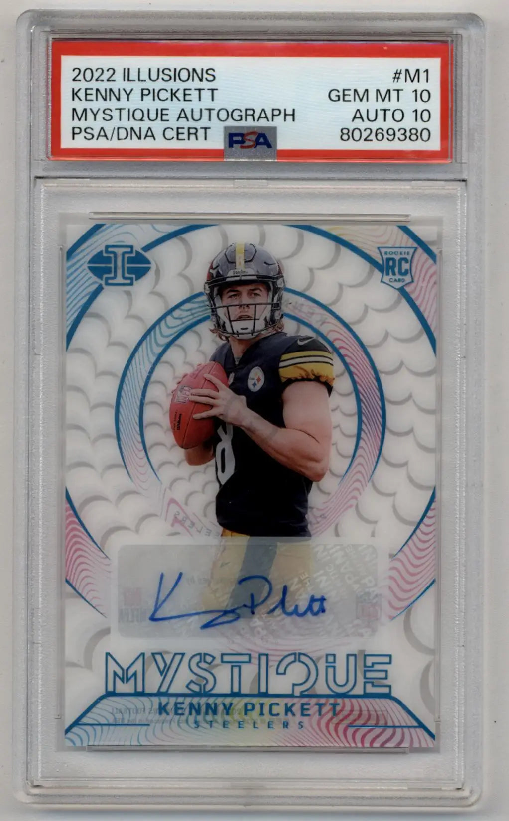Kenny Pickett 2022 Illusions Mystique Auto 25/25 PSA 10 Gem Mint - Singles