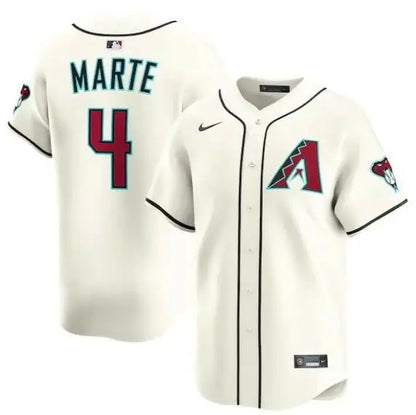 Cream-colored Ketel Marte Arizona Diamondbacks Nike Alternate Limited Player Jersey