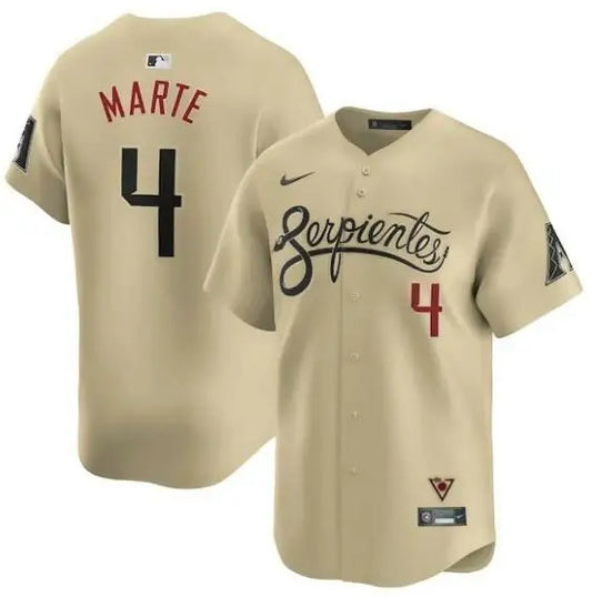 Tan Arizona Diamondbacks Ketel Marte Nike City Connect limited player jersey