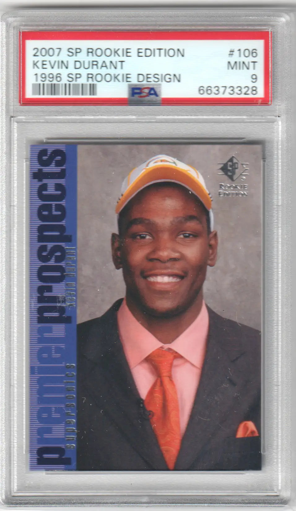 Kevin Durant rookie card from Columbia Hobby 2007 Upper Deck SP Rookie Edition