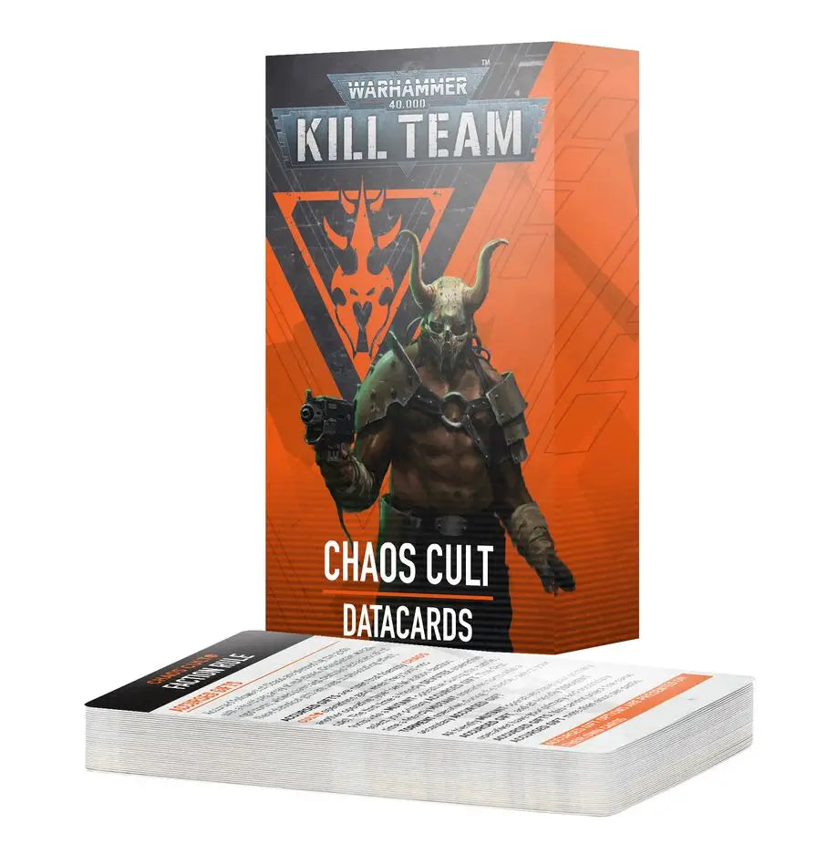 Kill Team Chaos Cult Datacards for Warhammer 40,000 Kill Team tabletop game