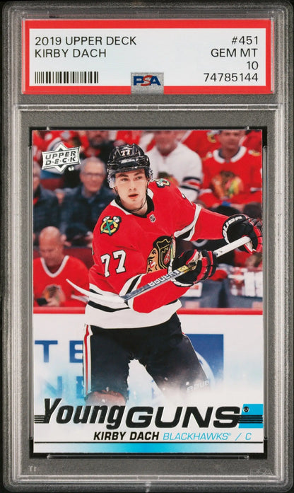 Kirby Dach 2019 Upper Deck #451 PSA 10 Gem Mint - Singles