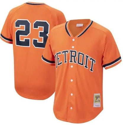 Orange Detroit Baseball Jersey from Kirk Gibson Detroit Tigers Cooperstown Collection