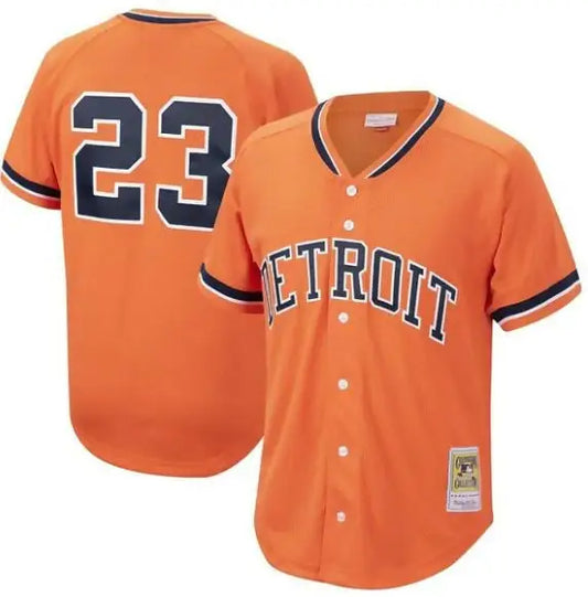 Orange Detroit Baseball Jersey from Kirk Gibson Detroit Tigers Cooperstown Collection
