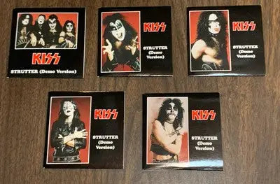 KISS CD 3’’ Strutter Demo 1973 5pc Set - Like New! Limited Edition Austria
