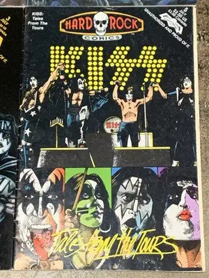 Hard Rock Comics KISS comic book from the KISS Hard Rock Comics Pre-History series