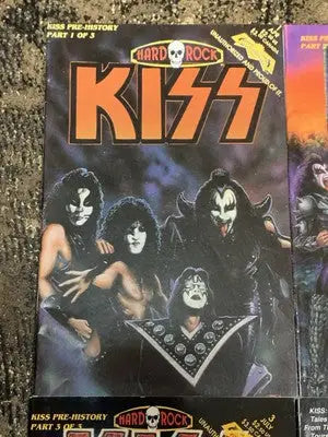 Kiss comic book from hard rock comics featured in KISS Hard Rock Comics Pre-History