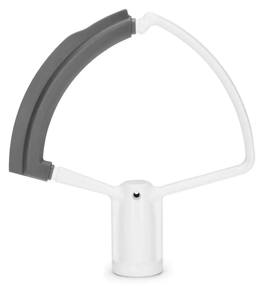 White and gray coated flex edge beater for KitchenAid 6-Quart Bowl-Lift Stand Mixers