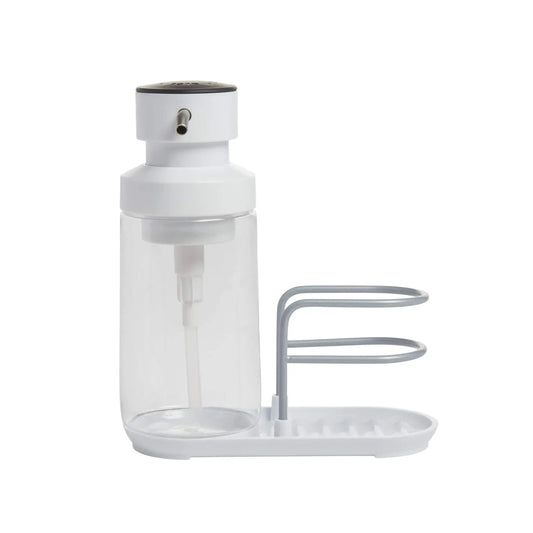White Soap Pump with Sponge Caddy for KitchenAid Soap Pump 7-Inch White