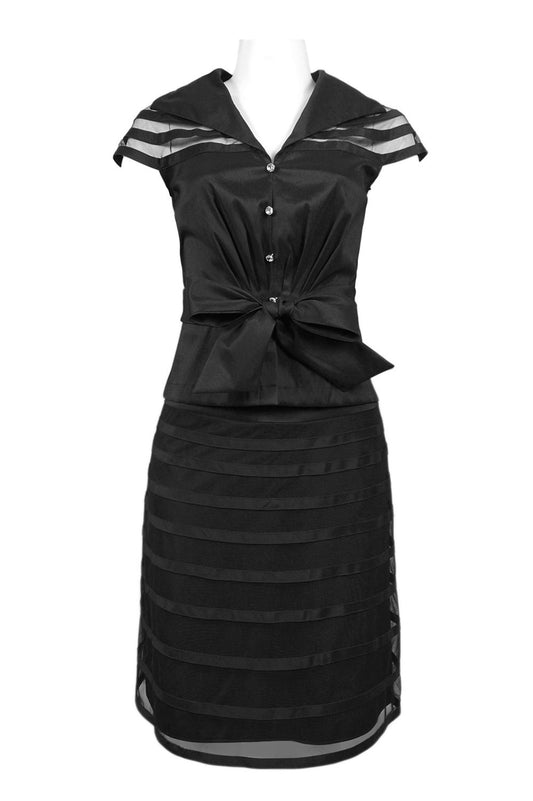 LAST ONES Karen Miller Milla Belle 2PC, Black Day Dress ONLY Size 8 & 12 Remaining ! Women's Apparel