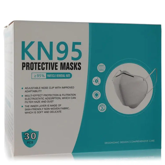 Kn95 Mask by Kn95 - Thirty (30) KN95 Masks Adjustable Nose Clip Soft non-woven fabric FDA and CE Approved (Unisex) 1