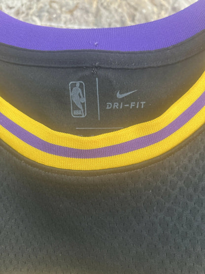Kobe Bryant Black Momba jersey in size 52 featuring black Momba design and Lakers branding