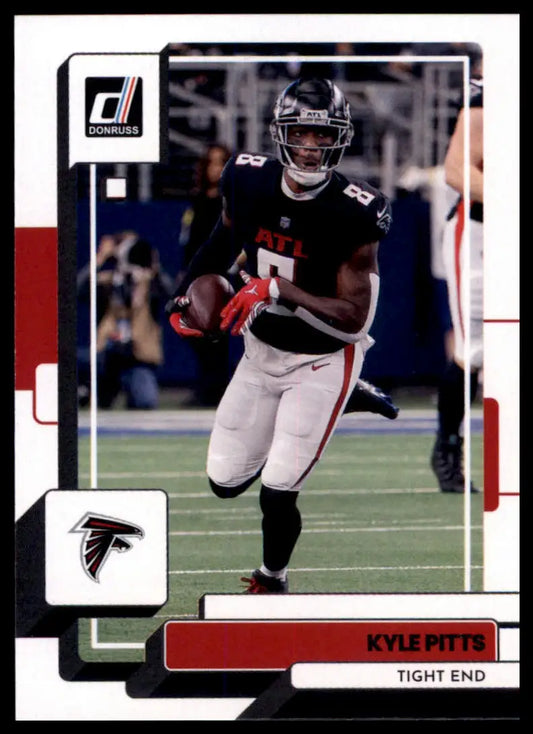 Kyle Pitts football card from 2022 Donruss Atlanta Falcons series