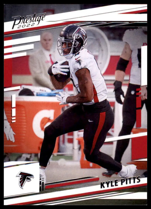 Kyle Pitts football card from Panini Prestige 2022 Atlanta Falcons product