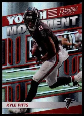 Kyle Pitts 2022 Panini Prestige Youth Movement football card Atlanta Falcons