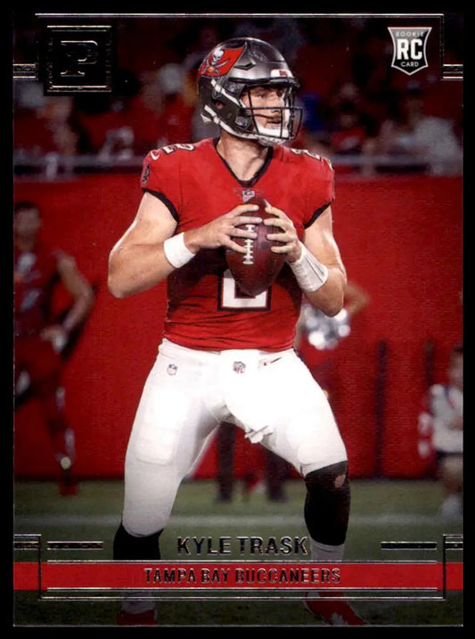 Kyle Trask rookie card from Panini Chronicles 2021 Panini #PA-7 Tampa Bay Buccaneers