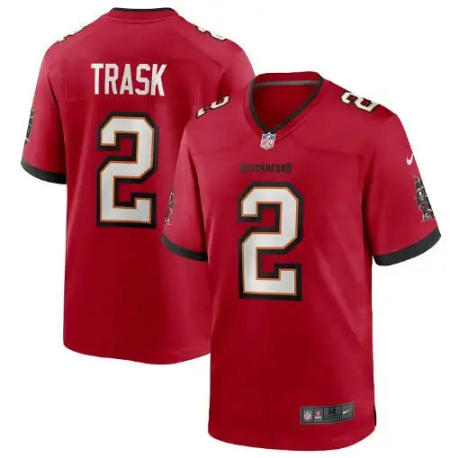 Red Kyle Trask Tampa Bay Buccaneers Nike Throwback Game Jersey with TRASK and 2 back