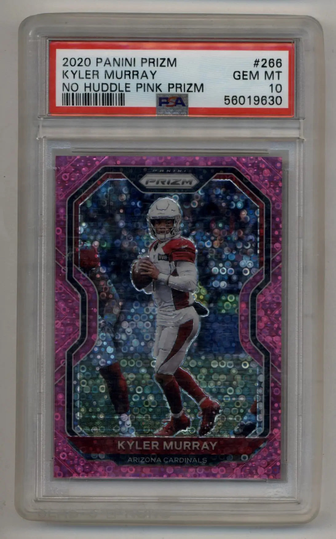 Kyler Murray 2020 Prizm No Huddle Pink 14/15 PSA 10 Gem Mint - Singles
