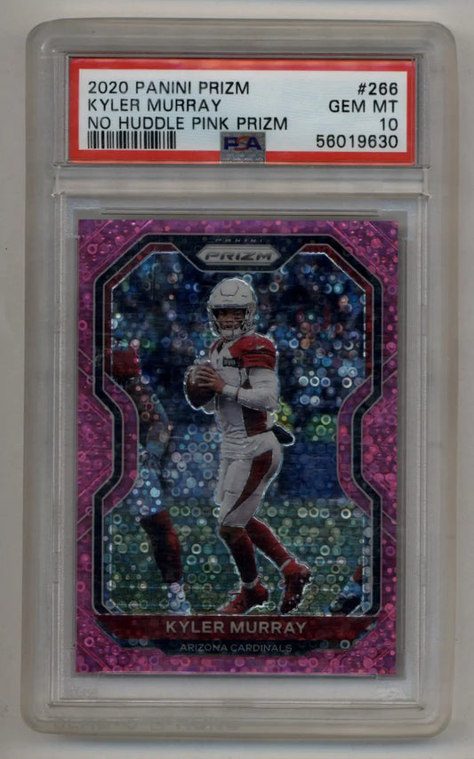 Kyler Murray 2020 Prizm No Huddle Pink 14/15 PSA 10 Gem Mint - Singles