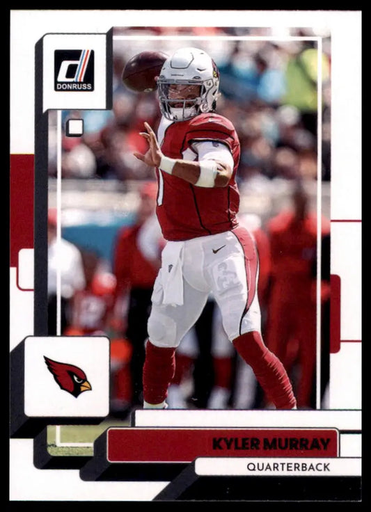 Kyler Murray 2022 Donruss football card showcasing Arizona Cardinals player
