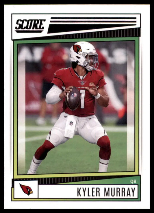 Kyler Murray football card from 2022 Score series showing Arizona Cardinals player