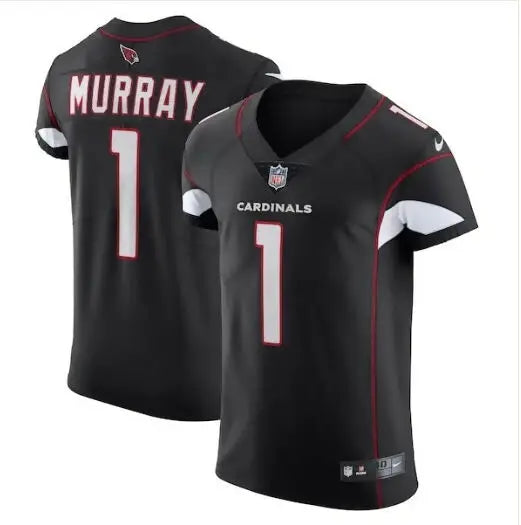 Black Arizona Cardinals football jersey featuring Kyler Murray Nike Alternate Vapor Elite design