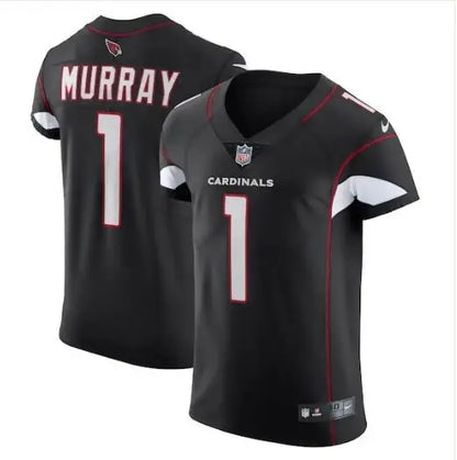 Black Arizona Cardinals football jersey featuring Kyler Murray Nike Alternate Vapor Elite design