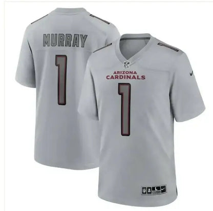Light gray Arizona Cardinals Kyler Murray football jersey with number 1