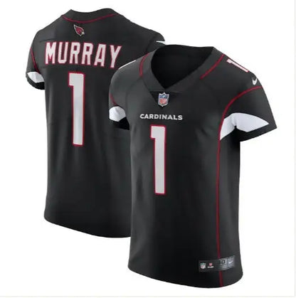 Black Kyler Murray Arizona Cardinals Nike Vapor Elite Jersey displayed in a product image