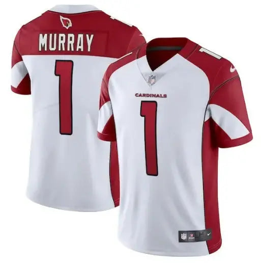 Kyler Murray Arizona Cardinals Nike Vapor Limited White Jersey displayed in product image