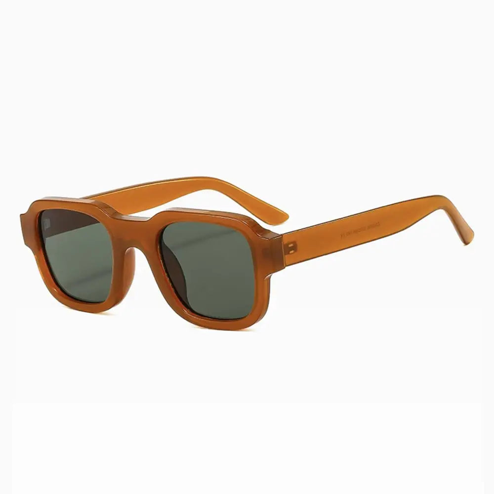 Kyomi Brown Olive Sunglasses Made in Germany - Sunglasses