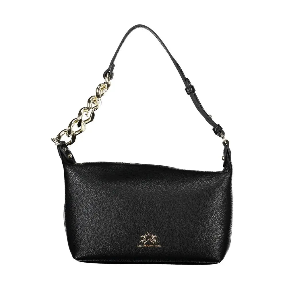 La Martina Black Polyethylene Handbag - Handbag