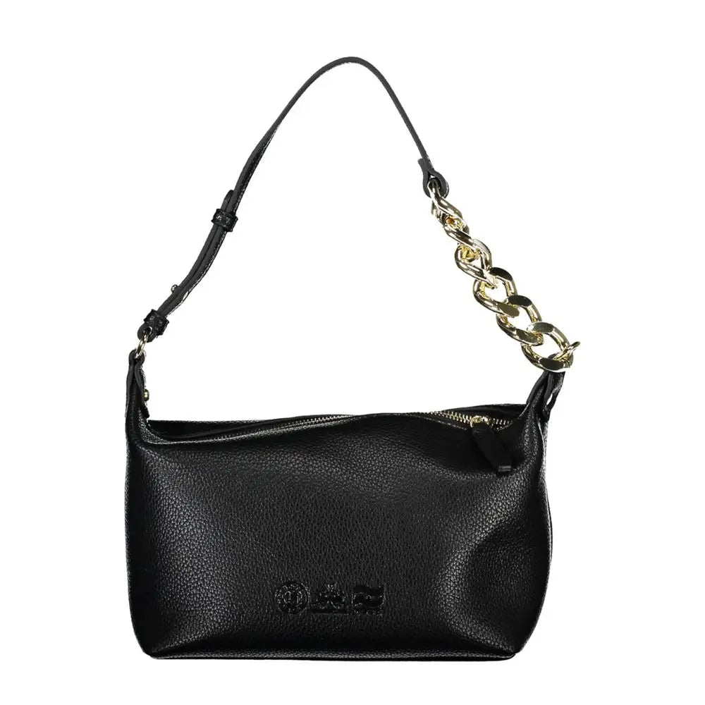 La Martina Black Polyethylene Handbag - Handbag