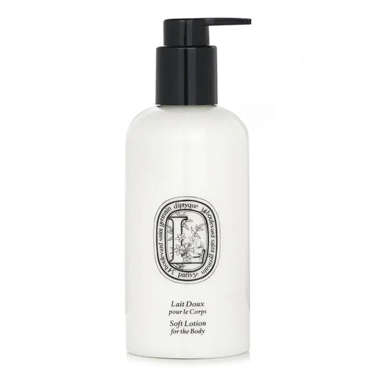 White pump bottle of Lait Doux Liart Du Soin Soft Lotion for the Body