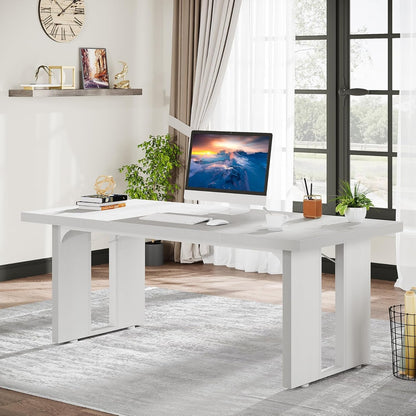 Large Executive Desk for Home Office Spacious Workstation-3